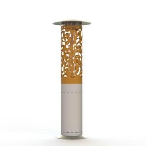 GlammFire Bliss-Hyperion Freestanding Fireplace with Remote Control