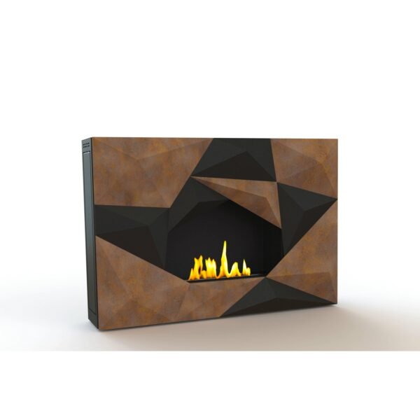 GlammFire Crystal EVOPlus Automatic Wall Mounted Ethanol Fireplace 43" - 图片 13