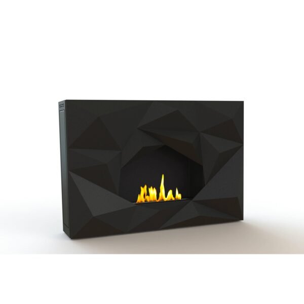 GlammFire Crystal EVOPlus Automatic Wall Mounted Ethanol Fireplace 43" - 图片 4