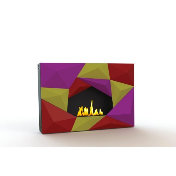 GlammFire Crystal EVOPlus Automatic Wall Mounted Ethanol Fireplace 43" - 图片 5