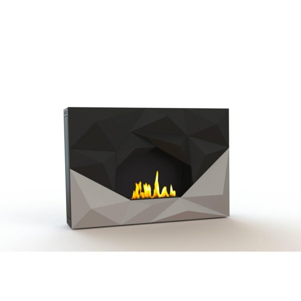 GlammFire Crystal EVOPlus Automatic Wall Mounted Ethanol Fireplace 43" - 图片 7
