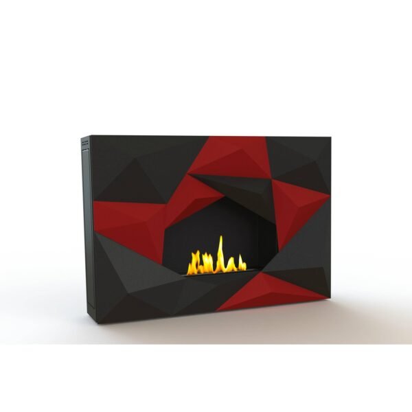 GlammFire Crystal EVOPlus Automatic Wall Mounted Ethanol Fireplace 43" - 图片 8