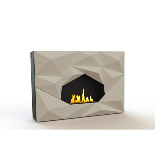 GlammFire Crystal EVOPlus Automatic Wall Mounted Ethanol Fireplace 43" - 图片 9