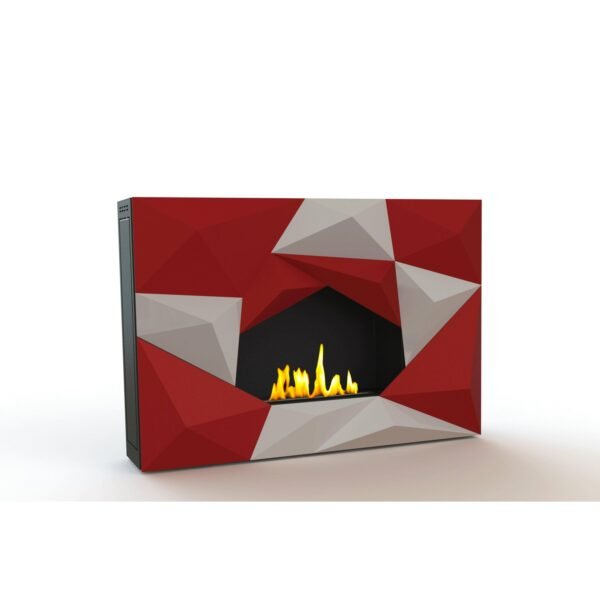GlammFire Crystal EVOPlus Automatic Wall Mounted Ethanol Fireplace 43" - 图片 10