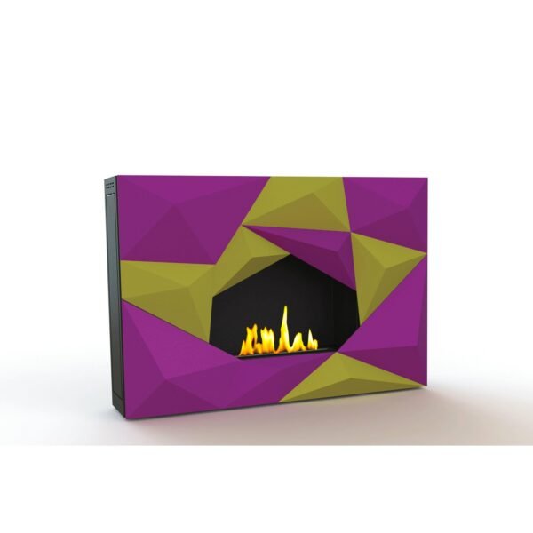 GlammFire Crystal EVOPlus Automatic Wall Mounted Ethanol Fireplace 43" - 图片 11