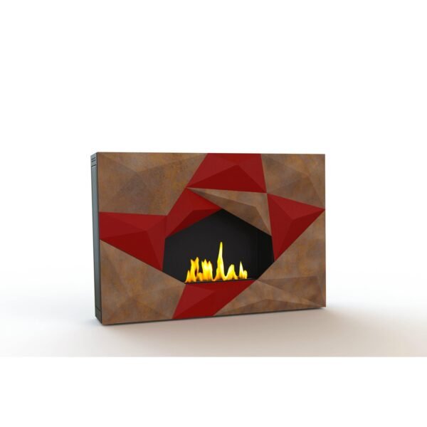 GlammFire Crystal EVOPlus Automatic Wall Mounted Ethanol Fireplace 43" - 图片 14