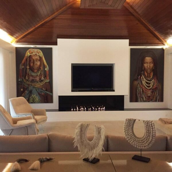 Glammfire Fire Line EVOPlus Automatic Ethanol Fireplace Insert With Remote Control 30" - 108" - 图片 6