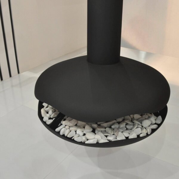 GlammFire Perola Ceiling Hanging Ethanol Fireplace -87 inch - 图片 12