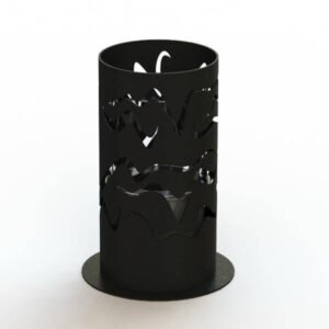 GlammFire Samba Tabletop Ethanol Fireplace - 9 inches