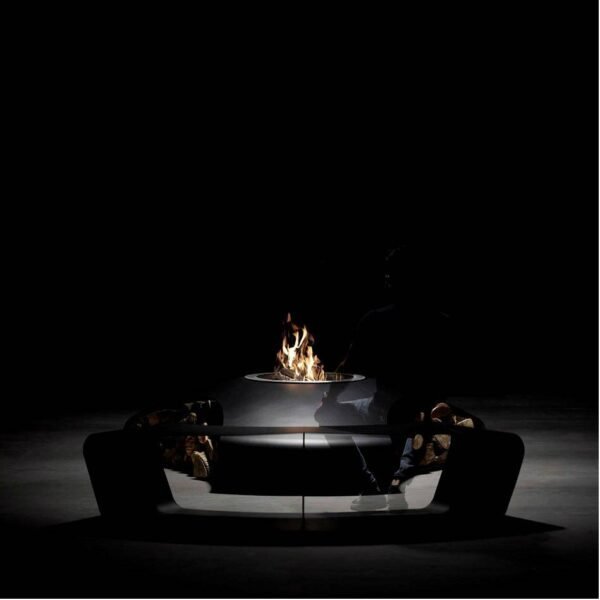 GlammFire Vaudeville Ethanol Firewood Charcoal Gas Fire Pit - 图片 3