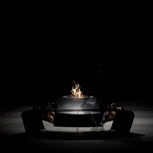 GlammFire Vaudeville Ethanol Firewood Charcoal Gas Fire Pit - 图片 5