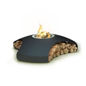 GlammFire Vaudeville Ethanol Firewood Charcoal Gas Fire Pit